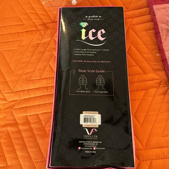 Remi Synthetic Ice Curly hair. Multi Color Multi Length - Picture 7 of 7